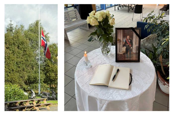 flagg på halv stong og kondolanseprotokoll
